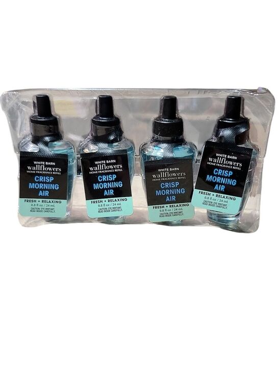 Bath & Body Works Other - CRISP MORNING AIR 4-PIECE WALLFLOWER FRAGRANCE REFILLS BY BATH AND BODY WORKS
